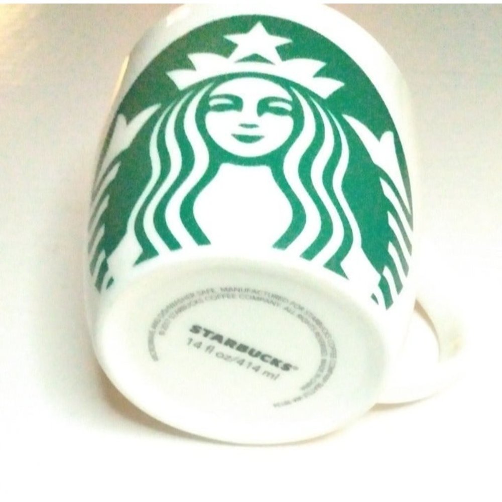 Starbucks Classic Mermaid Logo 14 oz. Coffee Mug Cup - Picture 2 of 3